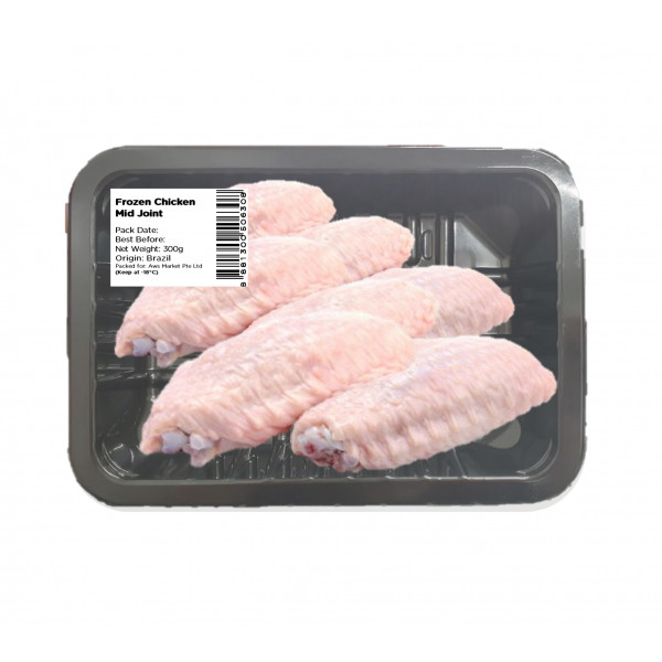 Aw's Market Frozen Chicken Mid Joint