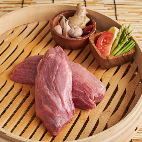 Fresh Australia Pork Eye Round (Tender Meat For Kids)