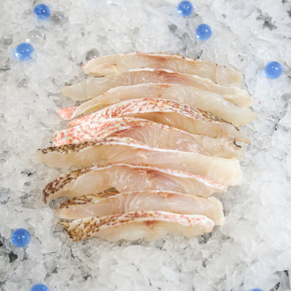 Fresh Red Snapper Sliced