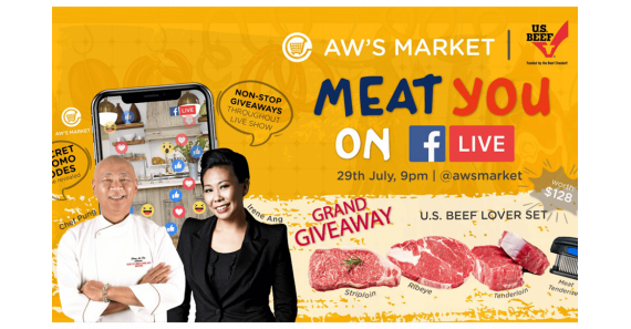Behind-the-scenes of our Facebook Live with Chef Pung and Irene Ang