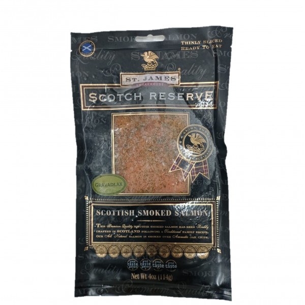 Frozen Scottish Smoked Salmon Slice - Gravadlax